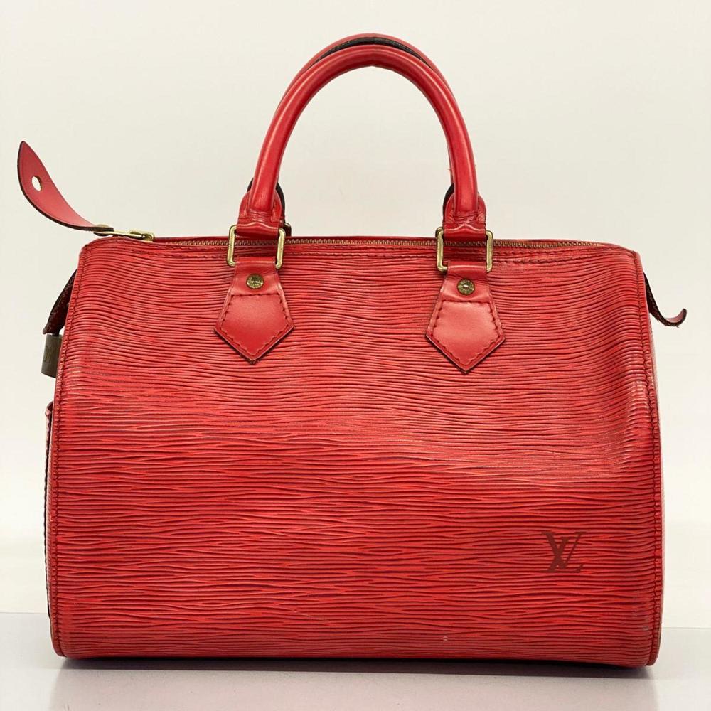 Louis Vuitton Handbag Epi Speedy 25 Castilian Red - Picture 3 of 16